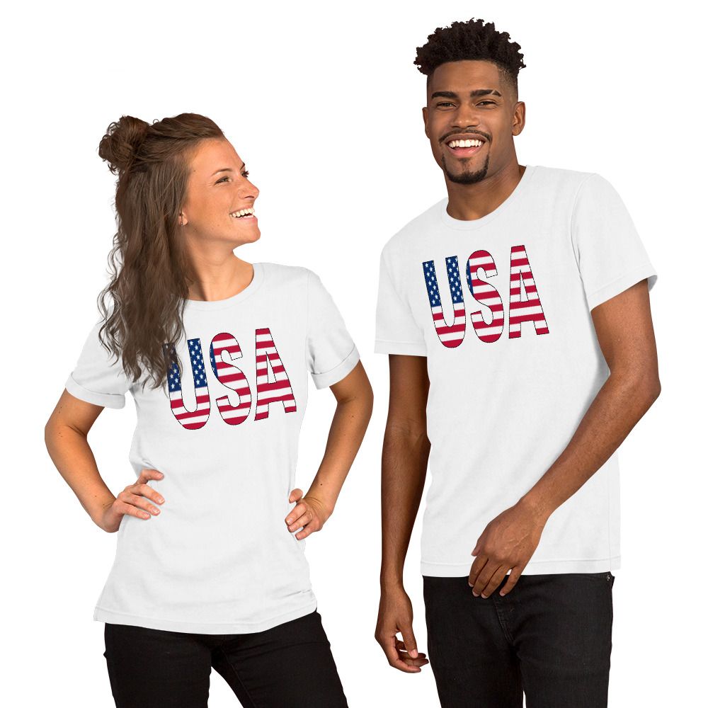 USA Flag Unisex t-shirt
