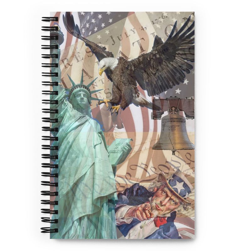 American Icons Spiral notebook