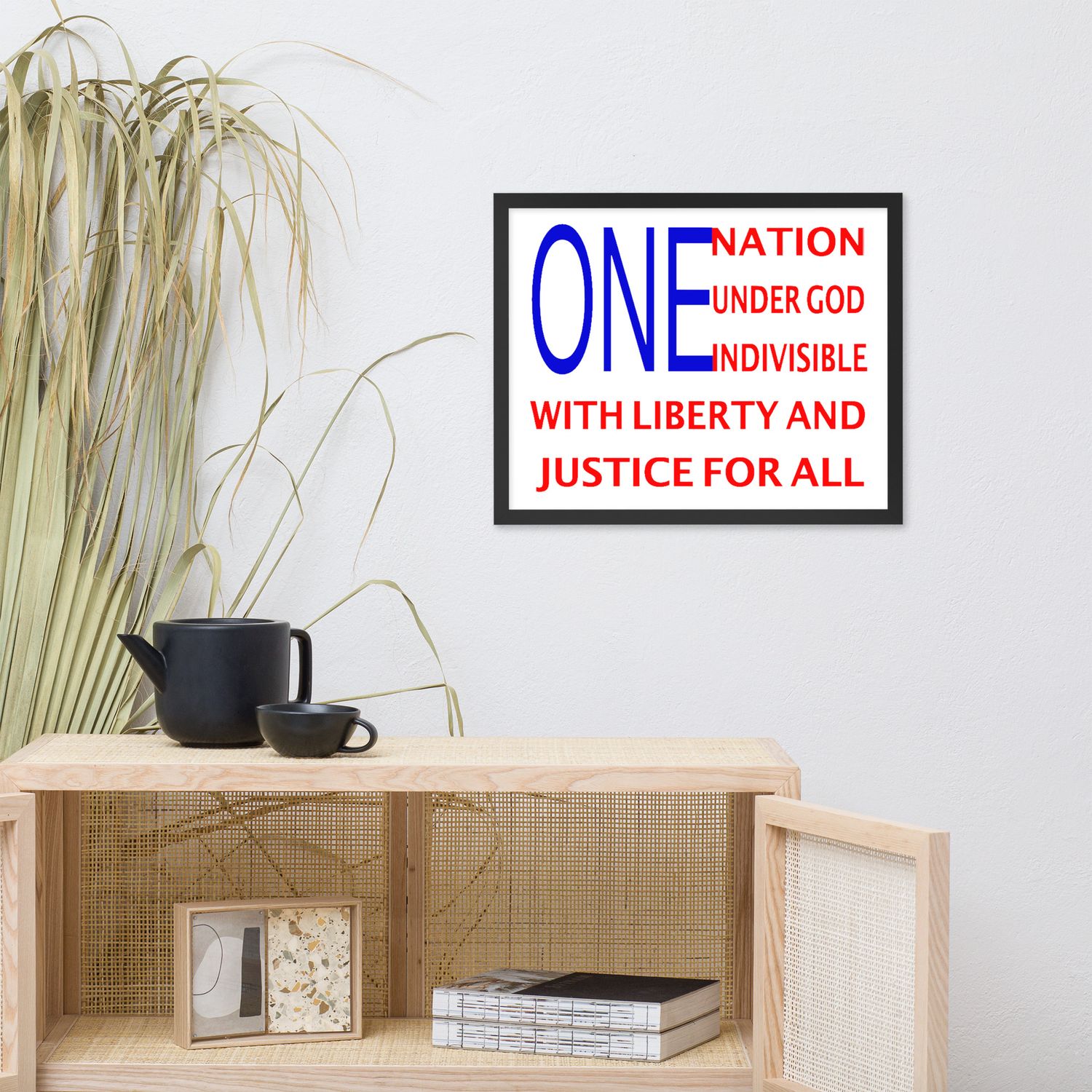 One Nation Framed poster