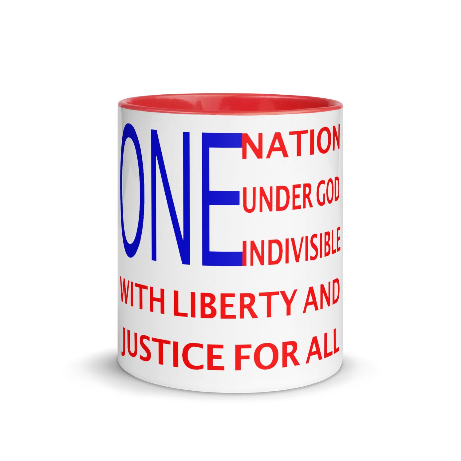 One Nation Mug with Color Inside