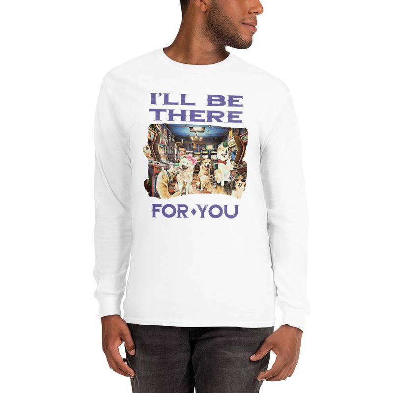 There for you Distressed (Front Only) Long Sleeve Shirt