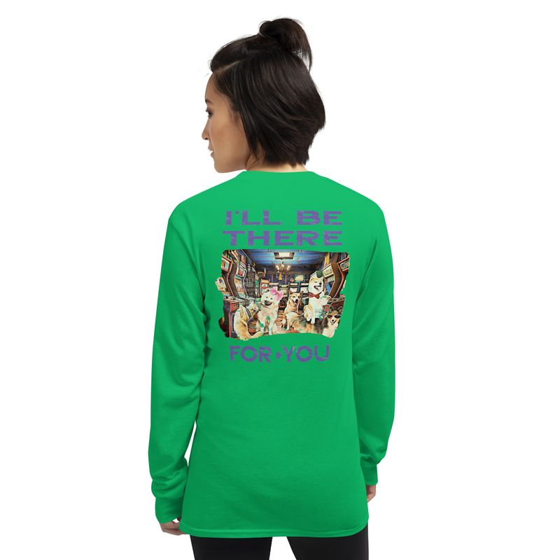 There for you Distressed Unisex Long Sleeve Shirt