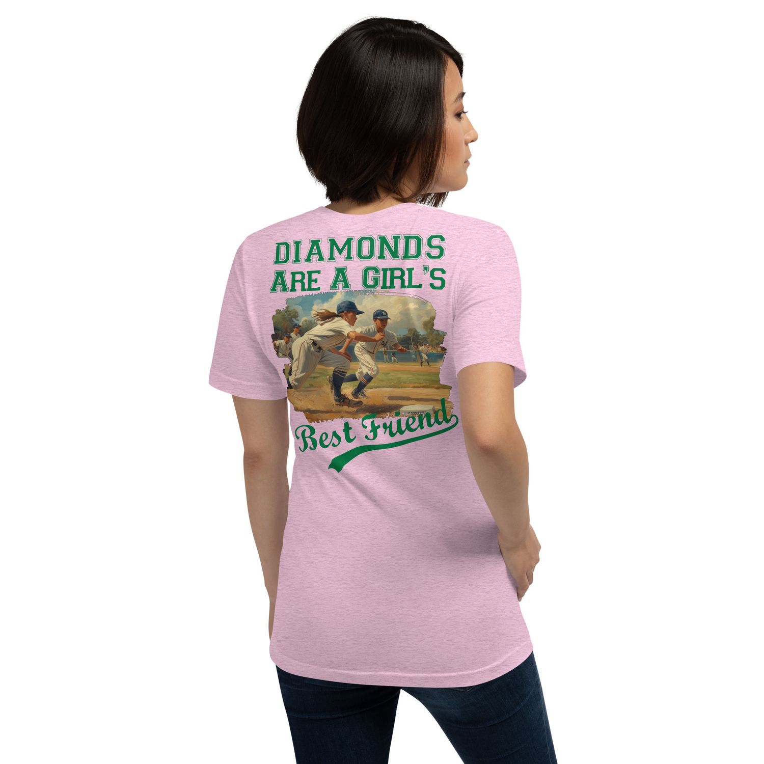 Diamonds (Girl Player) Unisex t-shirt