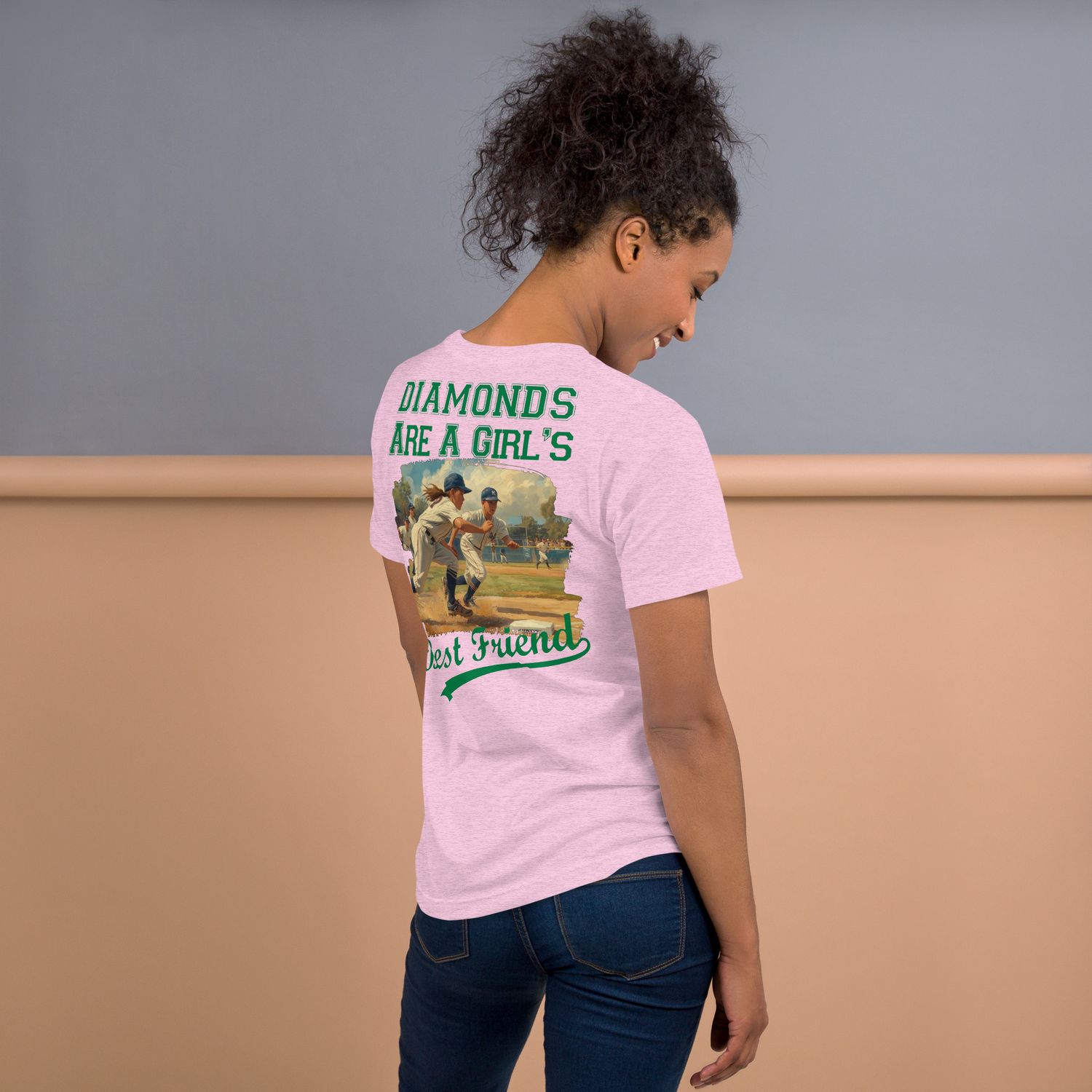 Diamonds (Girl Player) Unisex t-shirt