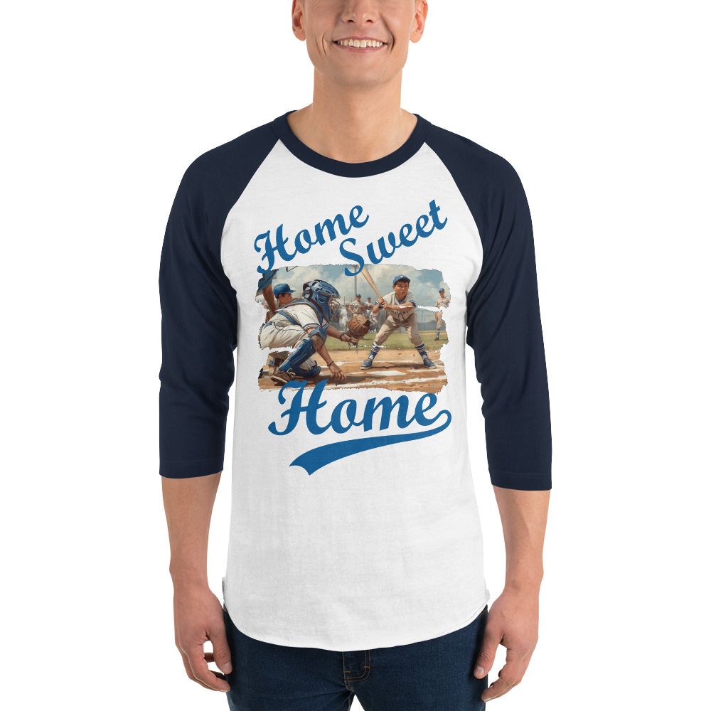 Home Sweet Home 3/4 sleeve raglan shirt