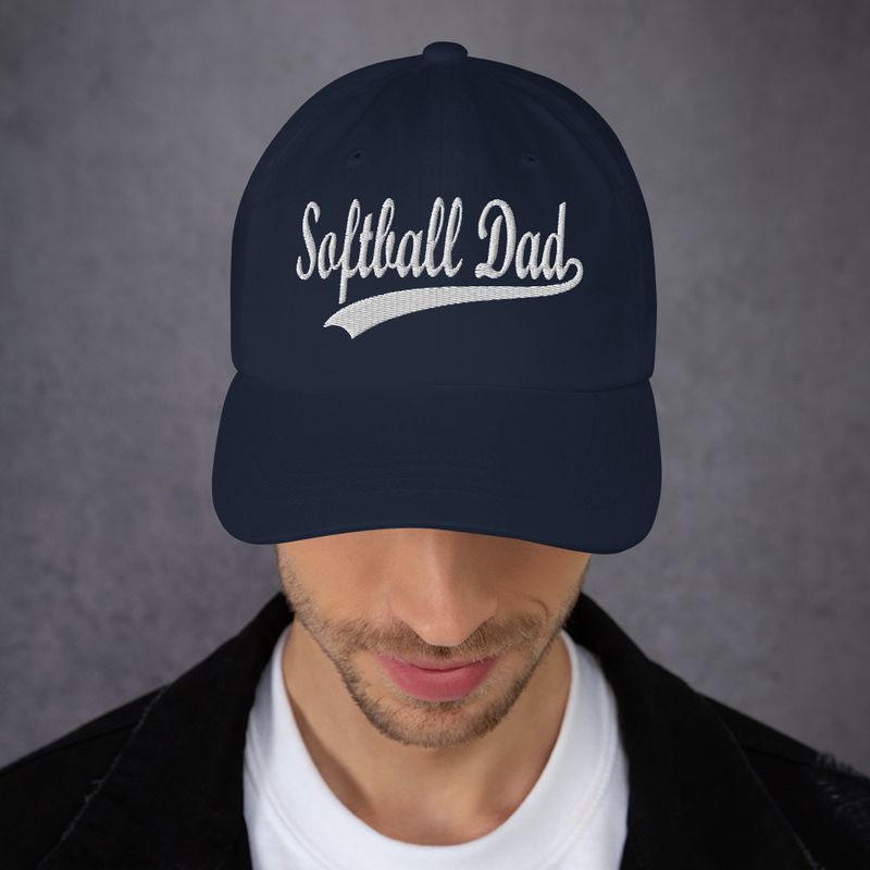Softball Dad Embroidered Dad hat