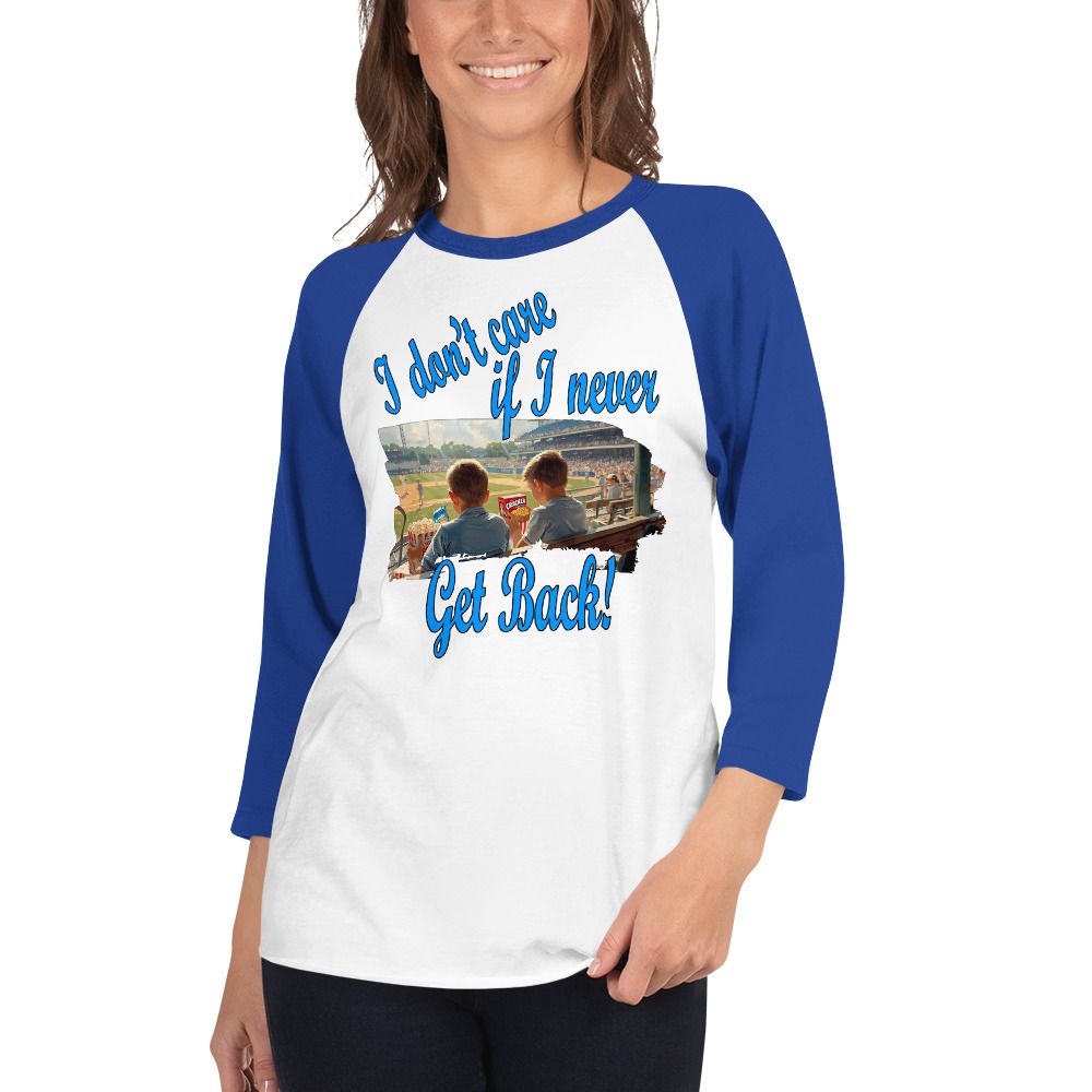 Get Back 3/4 sleeve raglan shirt