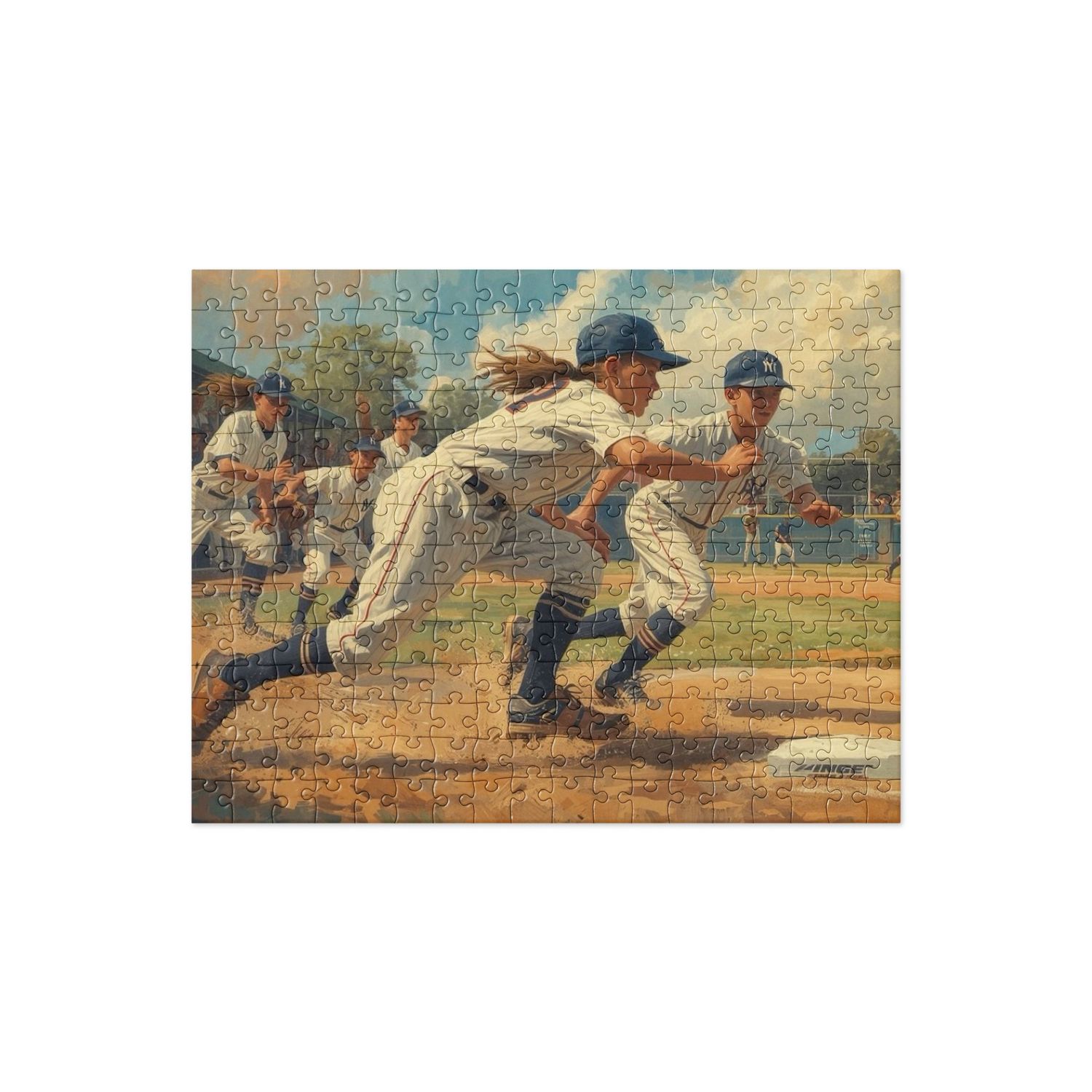 Girls on Base Jigsaw puzzle