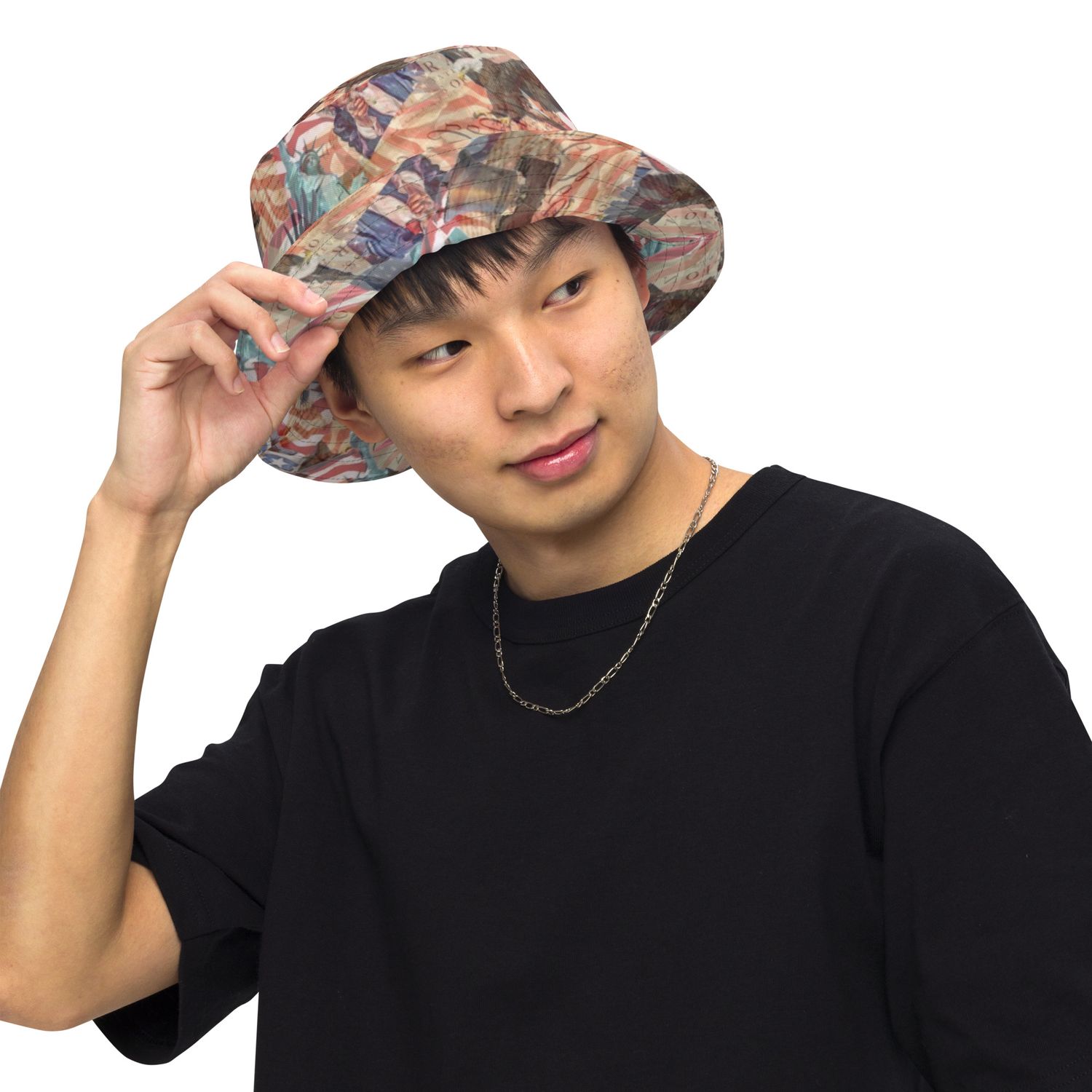 American Icons Reversible bucket hat