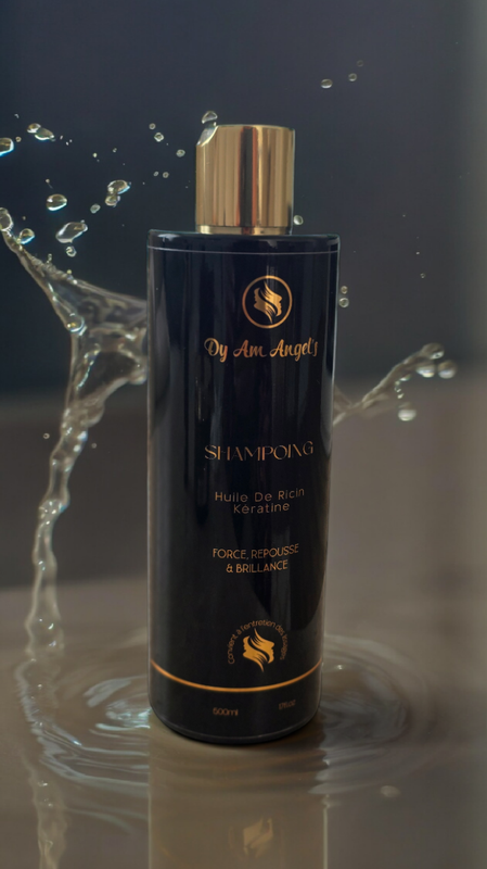 SHAMPOING HUILE DE RECIN ET KERATINE