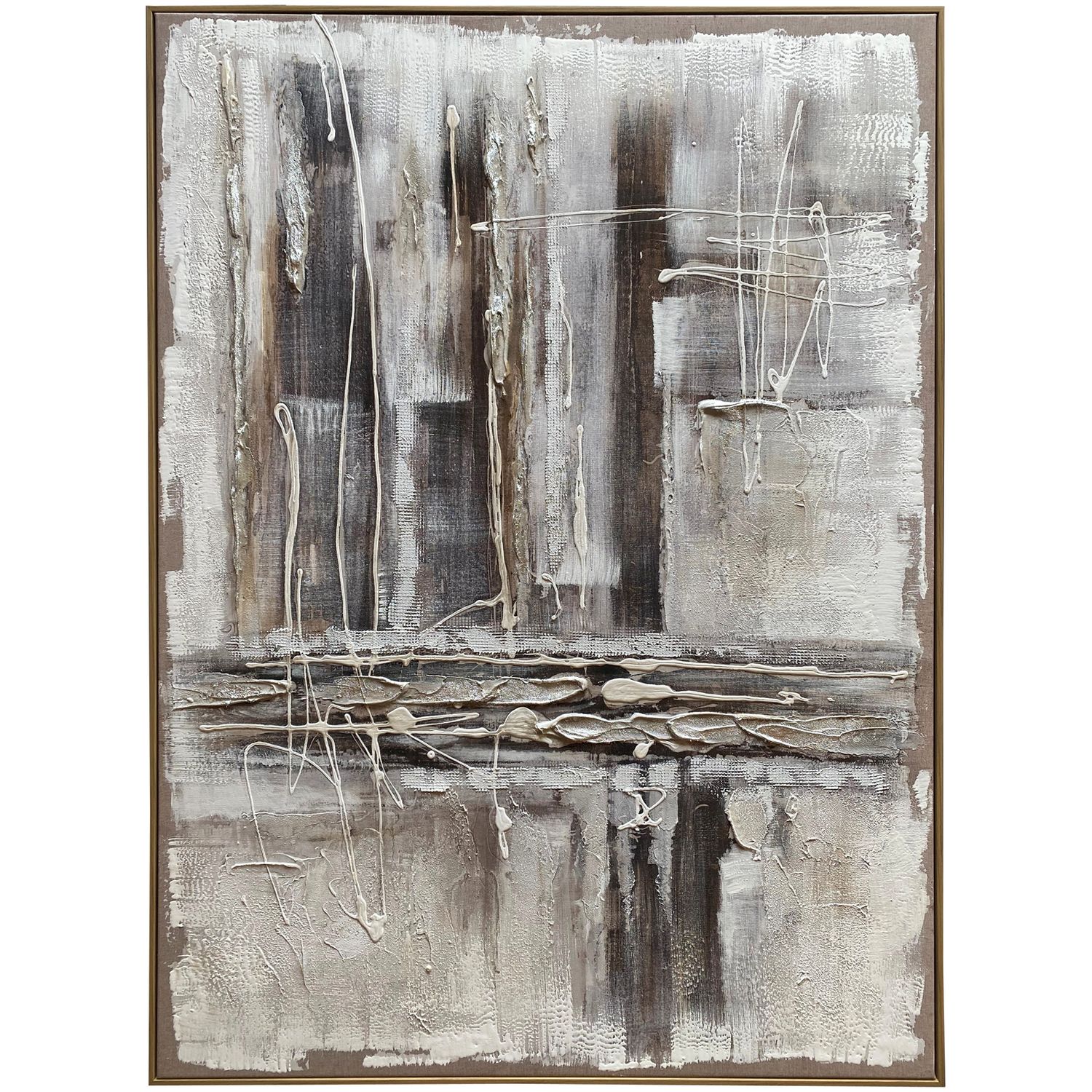 Outlook Hand Painted Canvas In Frame