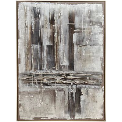 Outlook Hand Painted Canvas In Frame