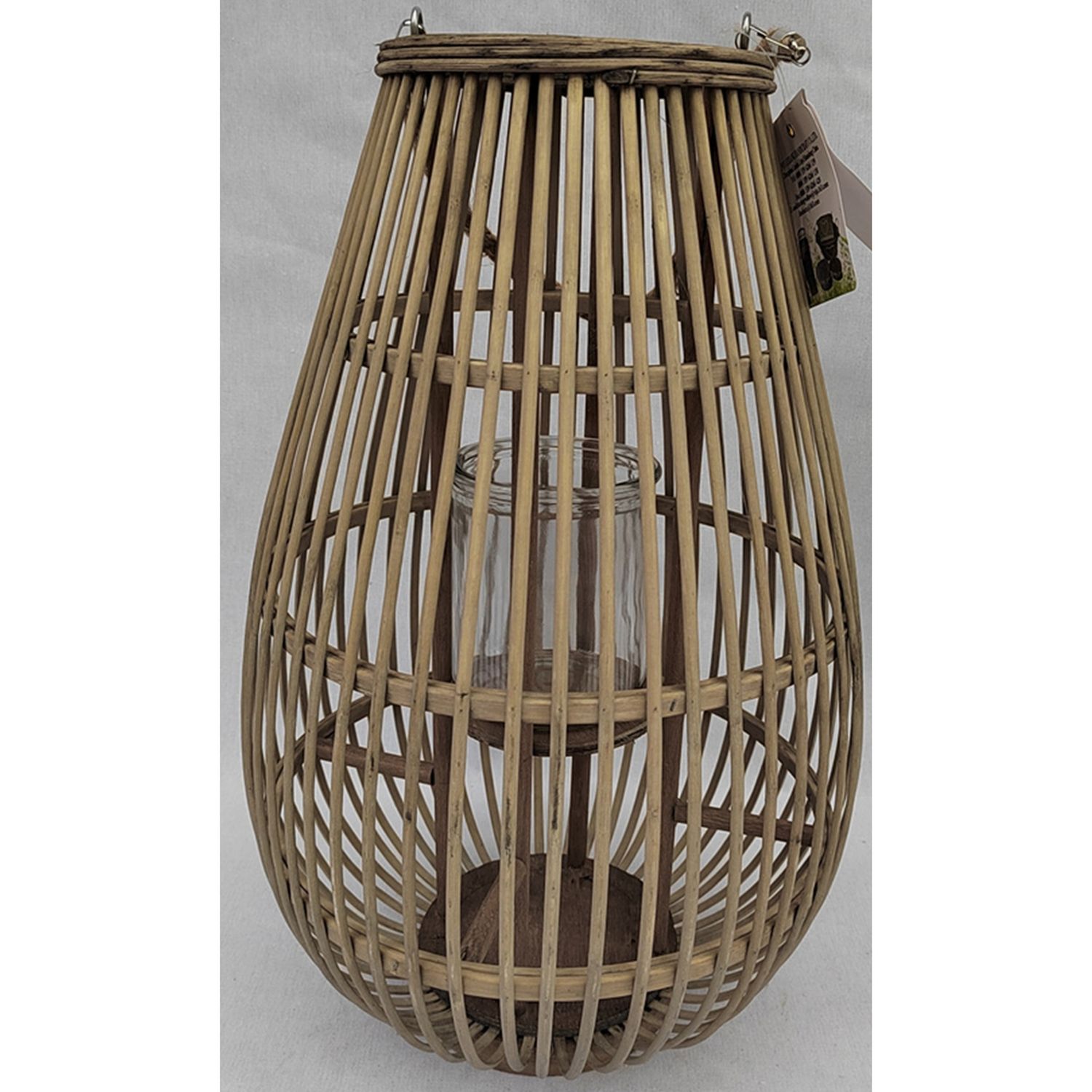 Medium Ellipse Lantern With Glass Holder