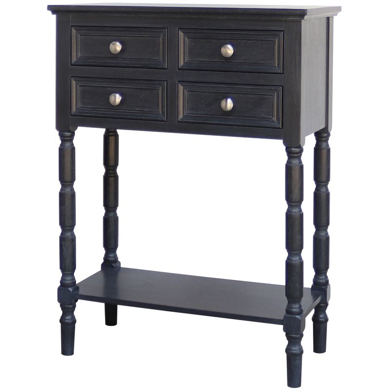 Contour Collection 4 Drawer Side Table