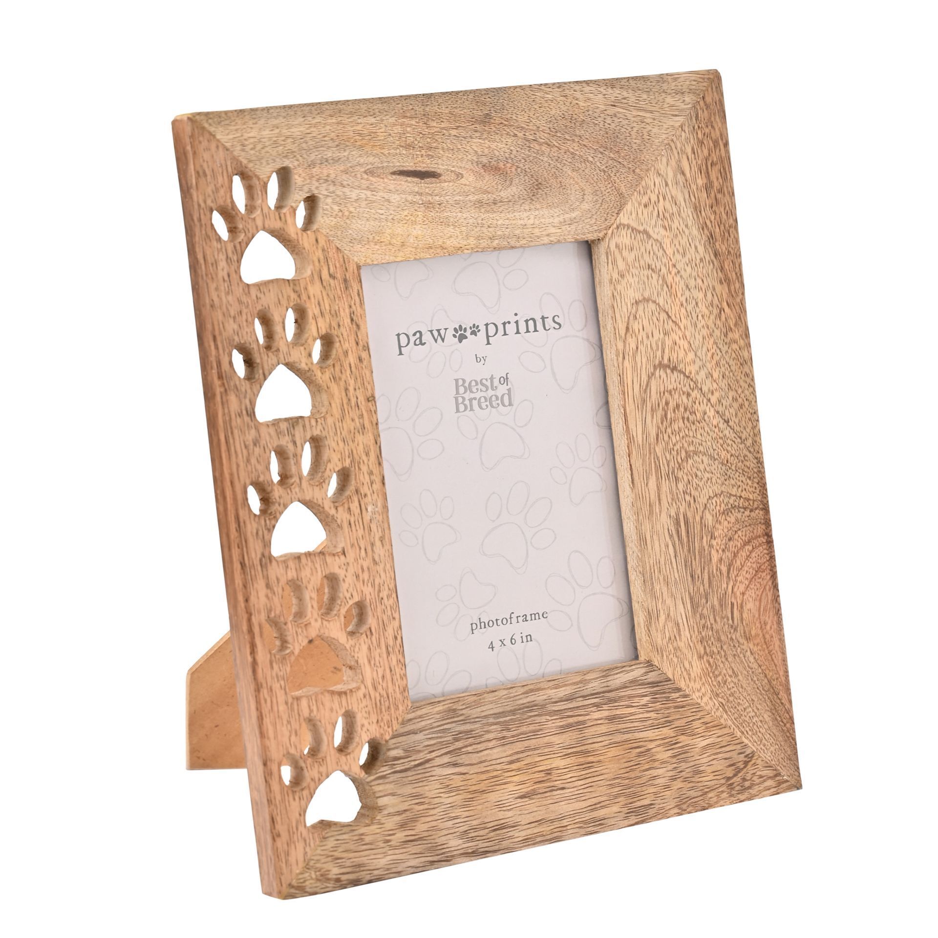 Best of Breed Paw Prints Mango Wood Frame 4