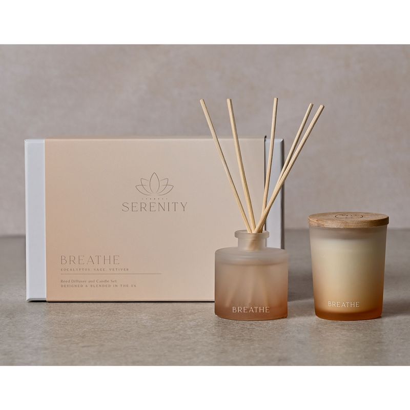 Serenity Breathe Diffuser & Candle Set