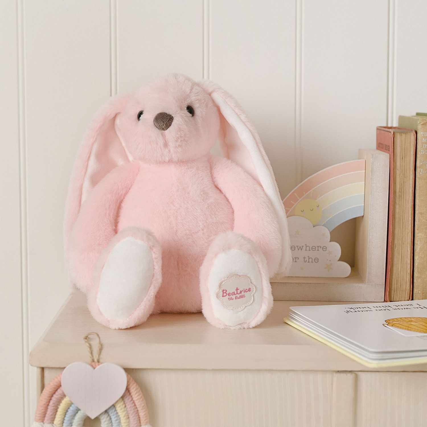 Softies - Beatrice The Classical Plush Pink Bunny 30 cm