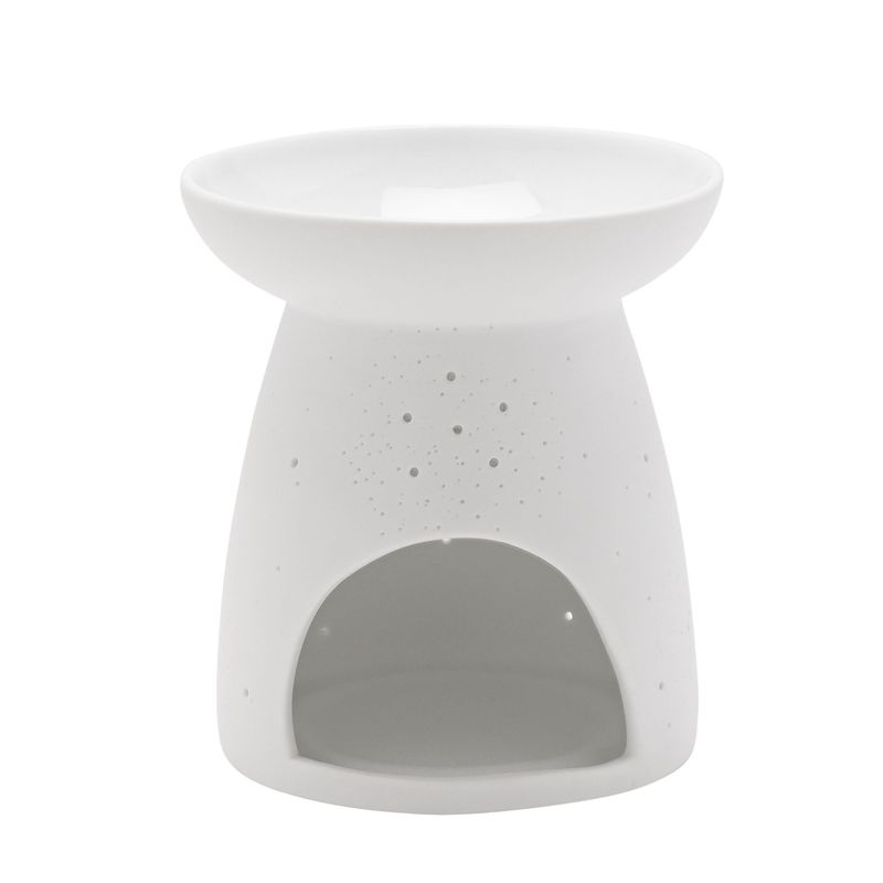 Hestia White Ceramic Oil Burner Holder