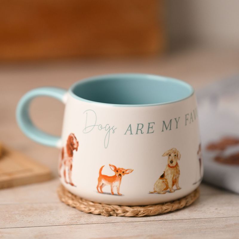 The Wildlife by Ling Designs Ceramic Mug "Dogs Are My Favourite People"