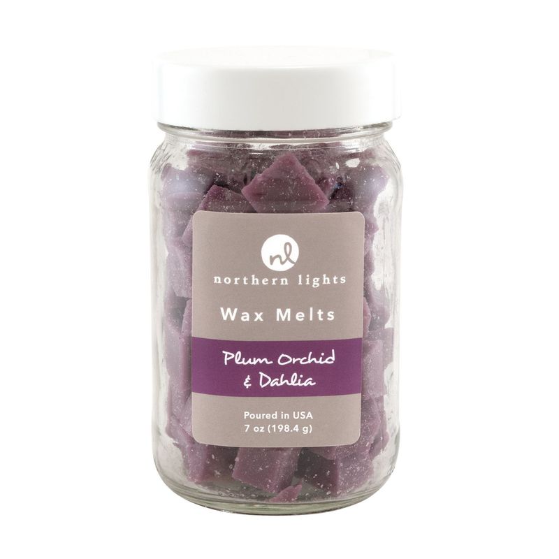 Northern Lights Wax Melts Jar 7oz - Plum Orchid & Dahlia