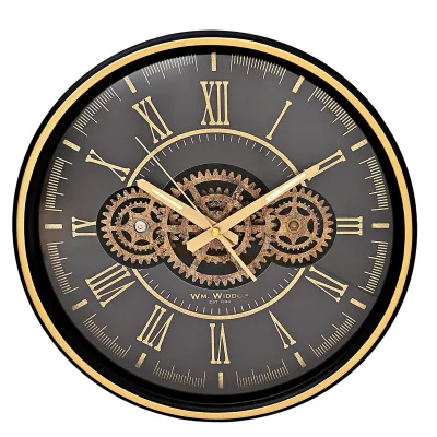 Widdop Triple Moving Gear Wall Clock Widdop Triple Moving Gear Wall Clock