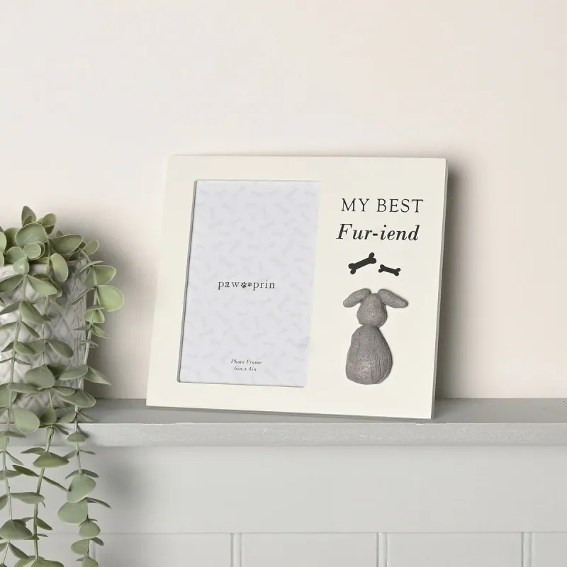 Best of Breed Pebble Style Photo Frame - "My Best Furiend"