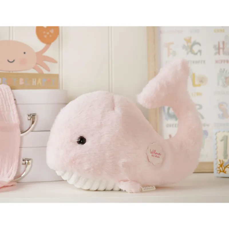 Softies Wilma The Plush Pink Whale 28 cm