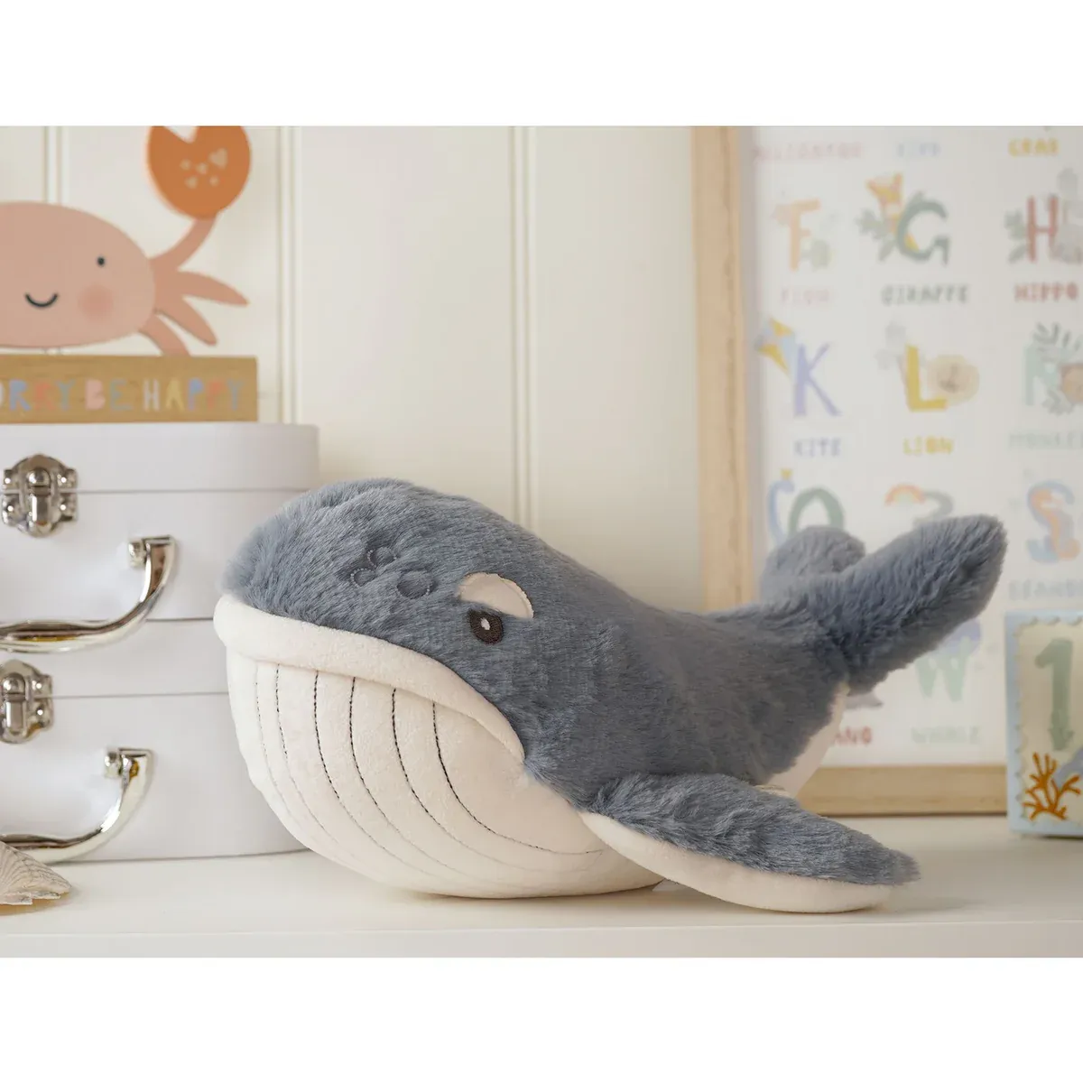Softies Wilfred The Plush Dark Blue Whale 28 cm Softies Wilfred The Plush Dark Blue Whale 28 cm