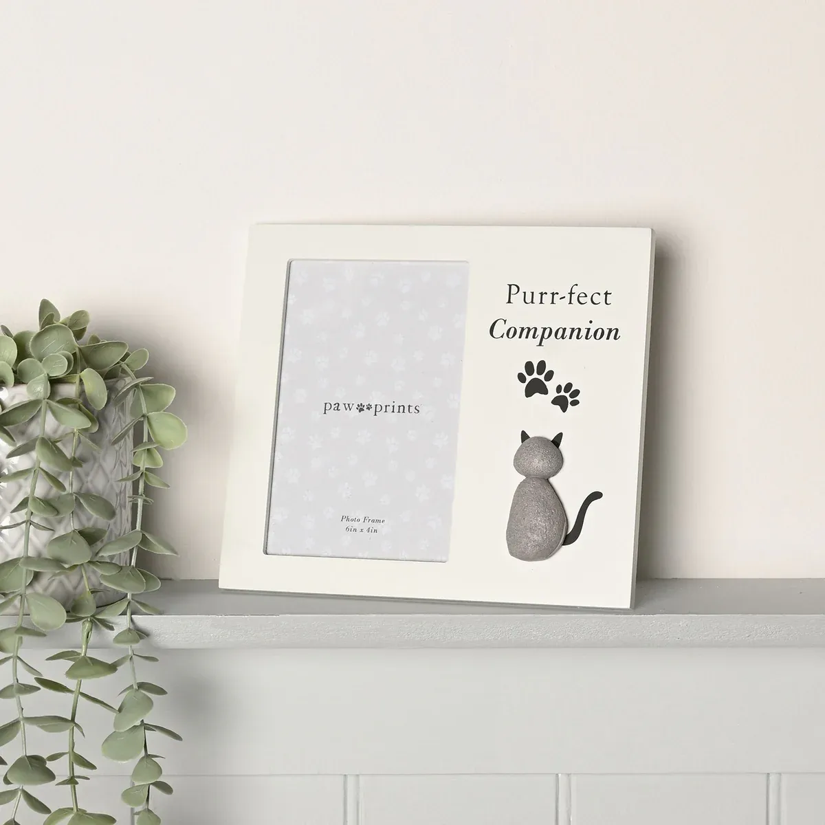 Best of Breed Pebble Style Photo Frame - Best of Breed Pebble Style Photo Frame - "Purrfect Companion"
