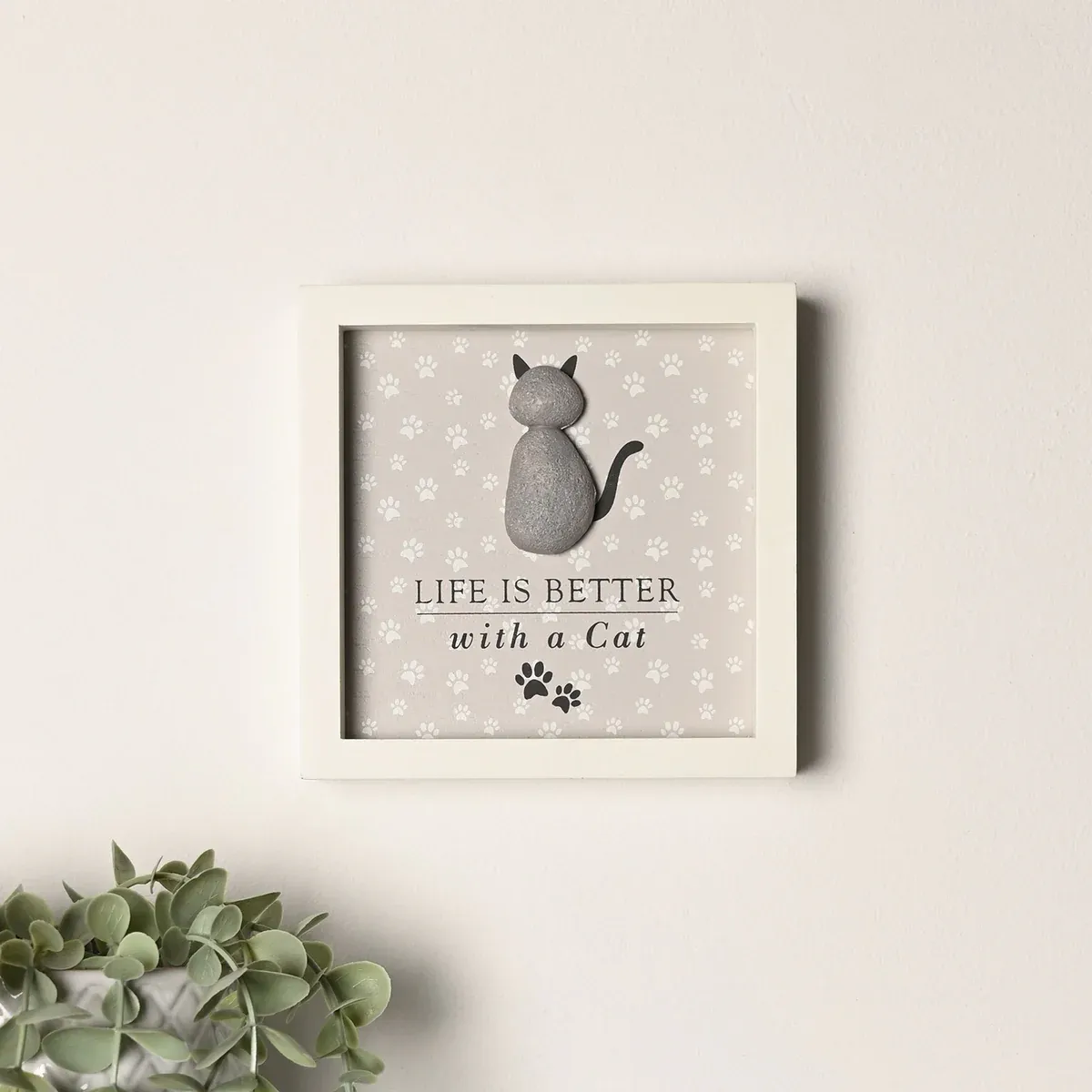 Best of Breed Framed Plaque - Best of Breed Framed Plaque - "Life Is Better with a Cat"