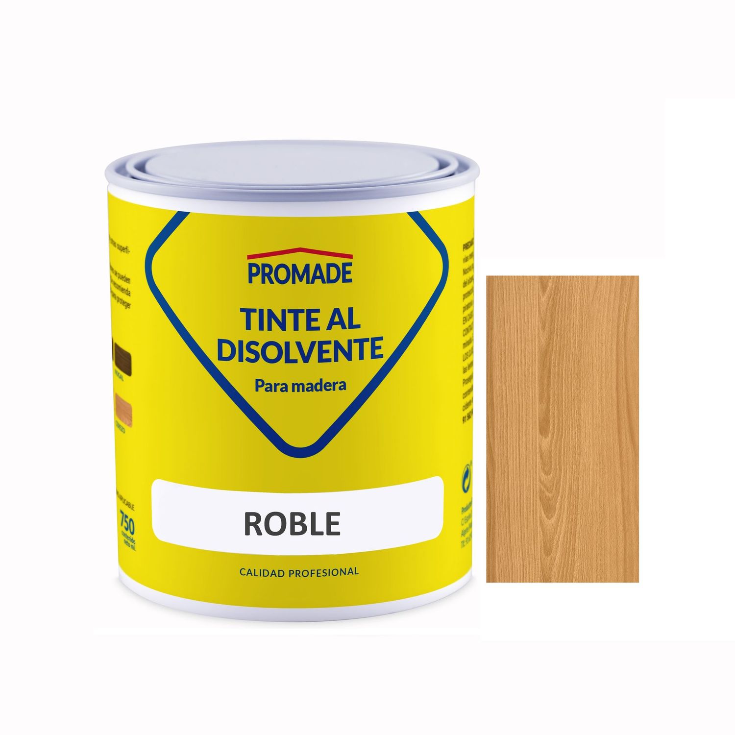 TINTE AL DISOLVENTE ROBLE 4 L