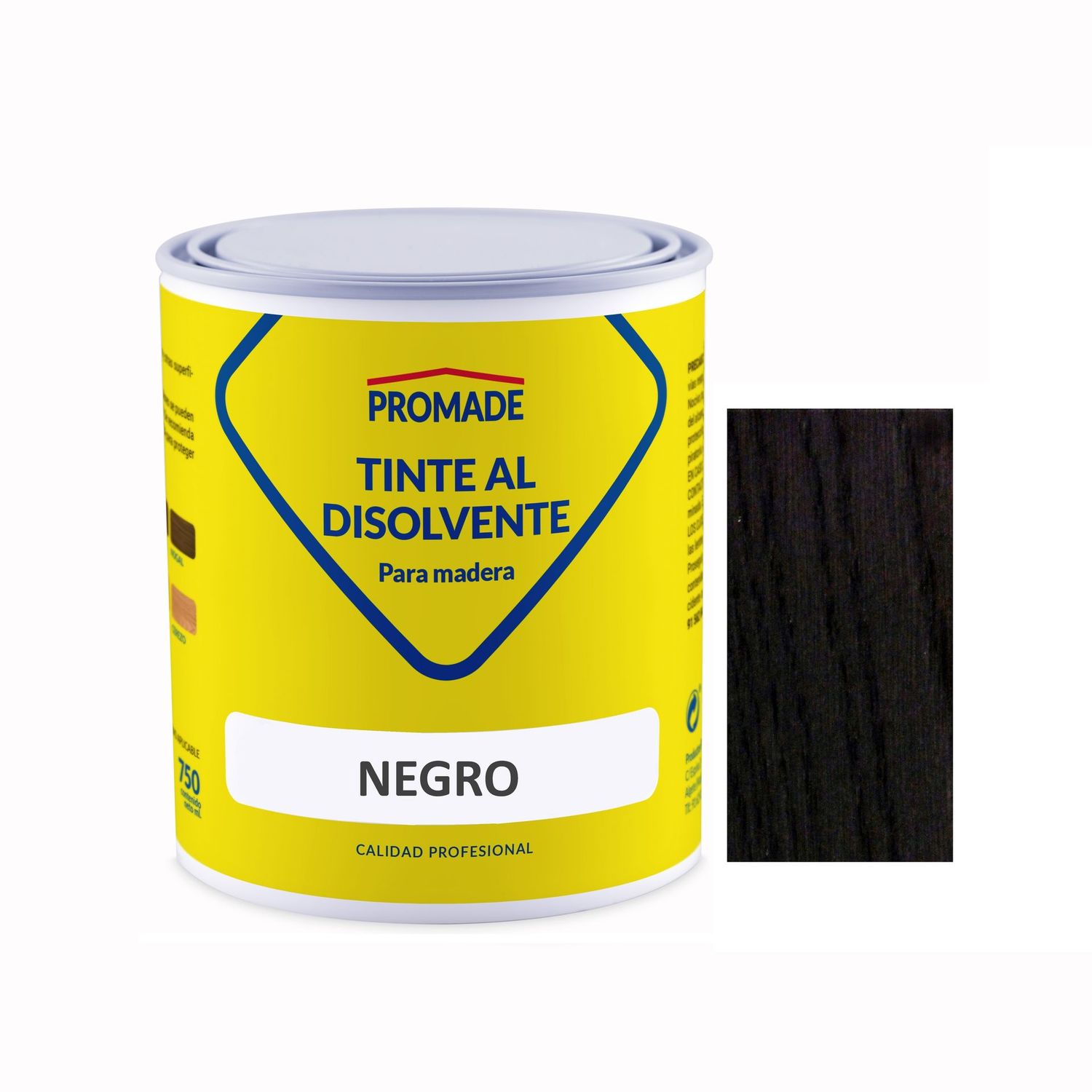 TINTE AL DISOLVENTE NEGRO 750 ML