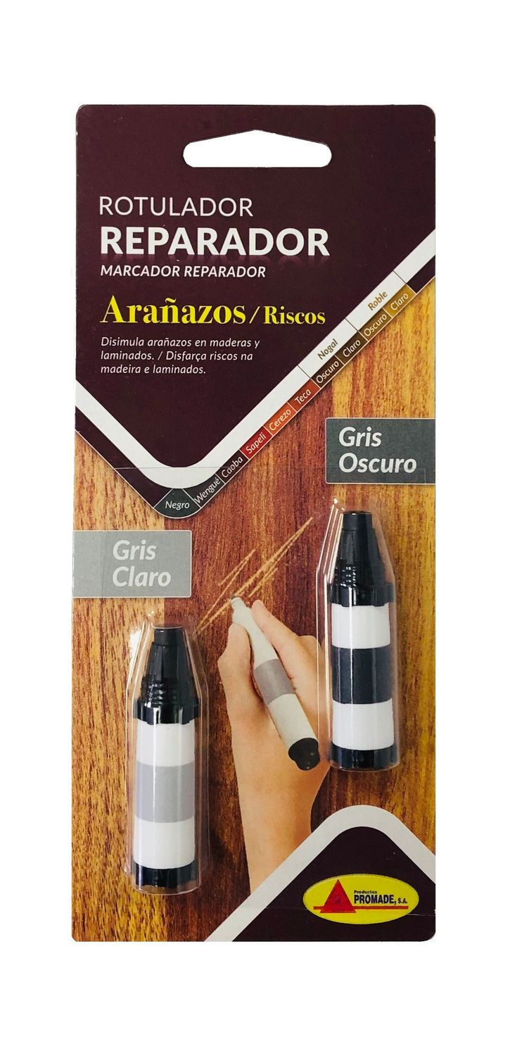 ROTULADOR REPARADOR ARAÑAZOS GRIS CLARO/GRIS OSCURO
