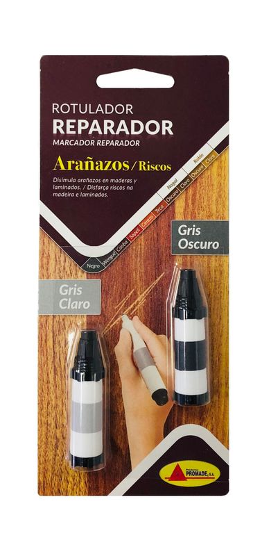 ROTULADOR REPARADOR ARAÑAZOS GRIS CLARO/GRIS OSCURO