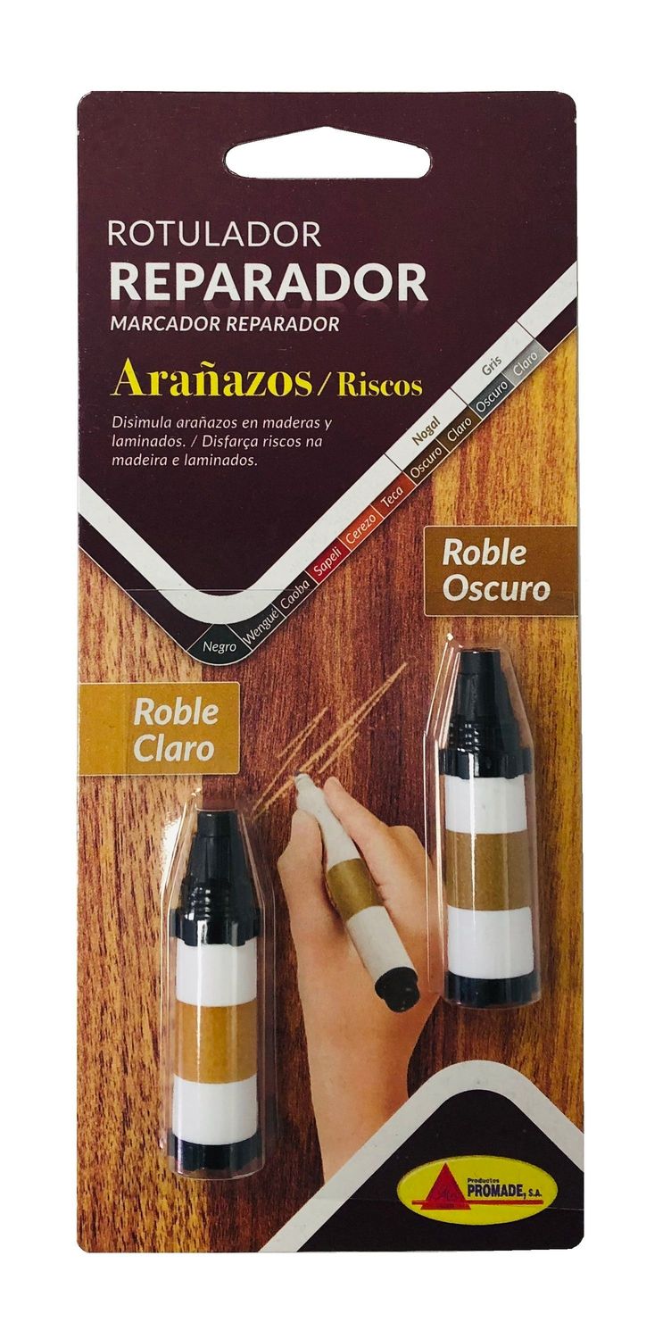 ROTULADOR REPARADOR ARAÑAZOS  ROBLE CLARO/ROBLE OSCURO