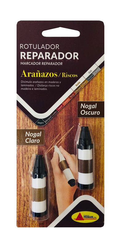 ROTULADOR REPARADOR ARAÑAZOS  NOGAL CLARO/NOGAL OSCURO