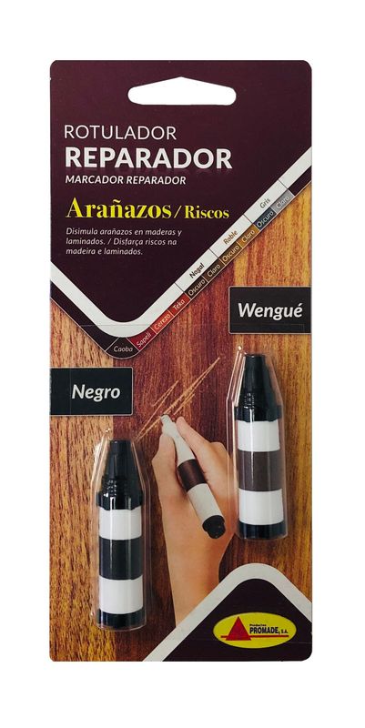 ROTULADOR REPARADOR ARAÑAZOS  WENGUE/NEGRO