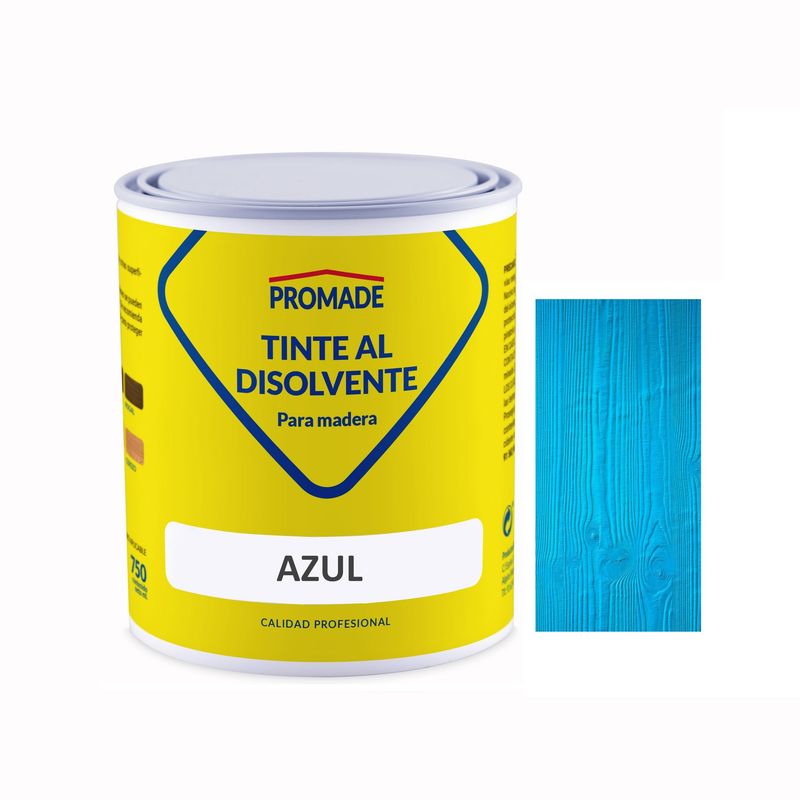 TINTE AL DISOLVENTE AZUL 4 L