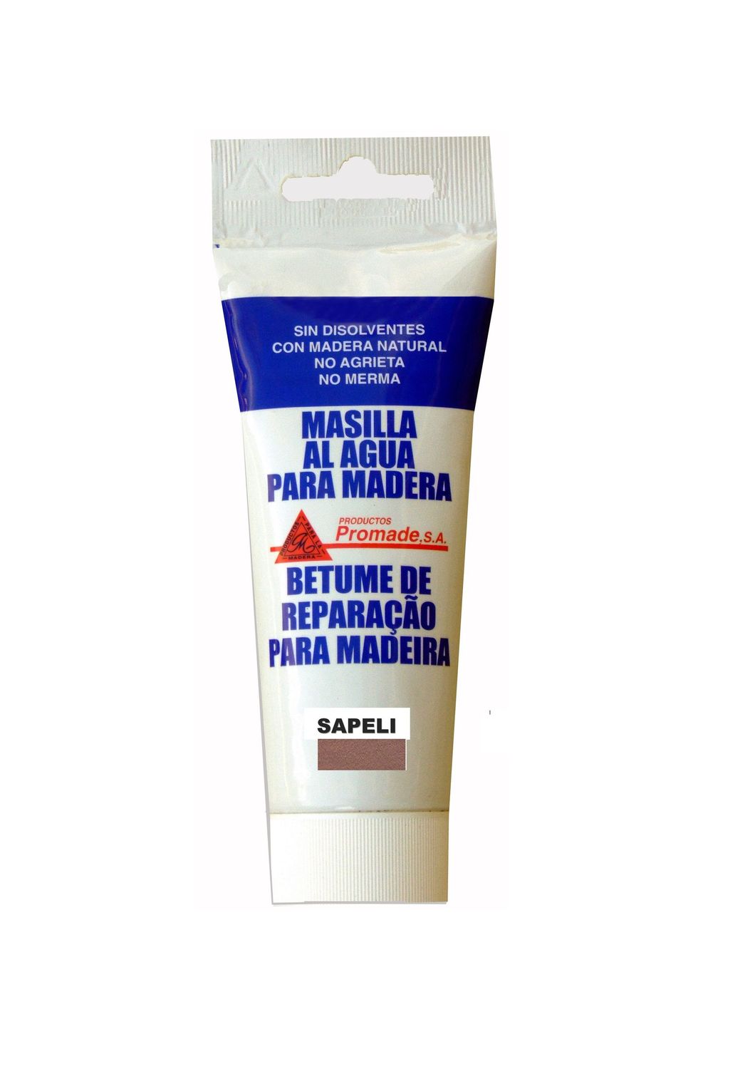 MASILLA PARA MADERA AL AGUA SAPELI 150 GR
