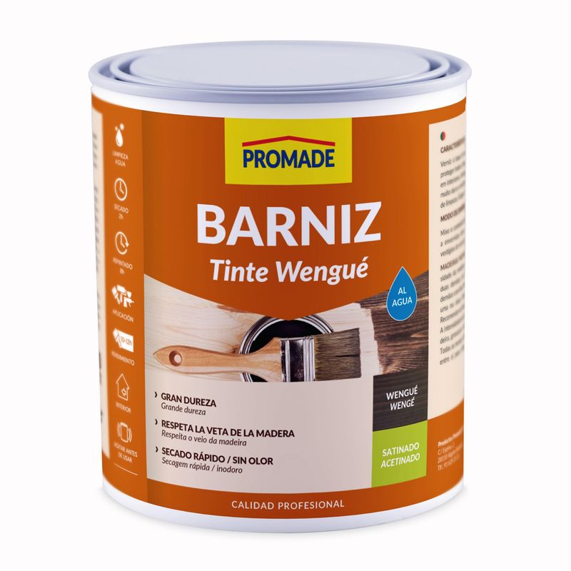 BARNIZ TINTE SATINADO WENGUÉ 375 ML
