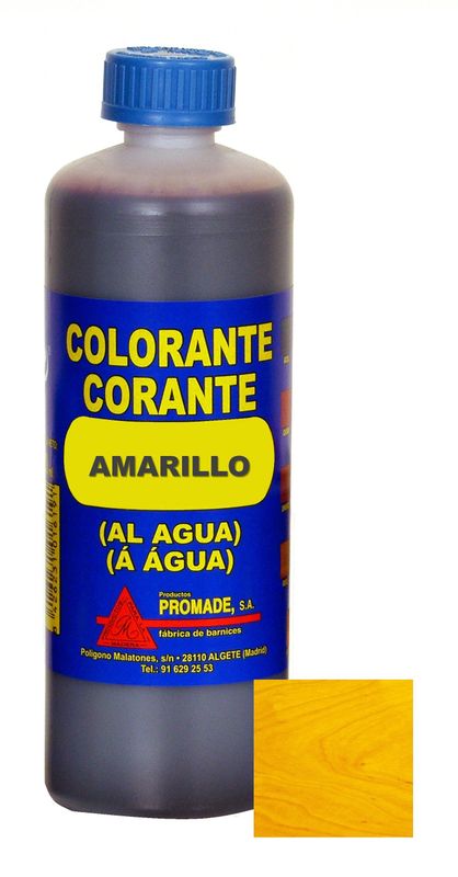 COLORANTE AL AGUA AMARILLO 500 ML