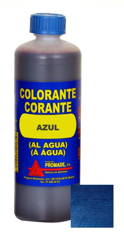 COLORANTE AL AGUA AZUL 500 ML