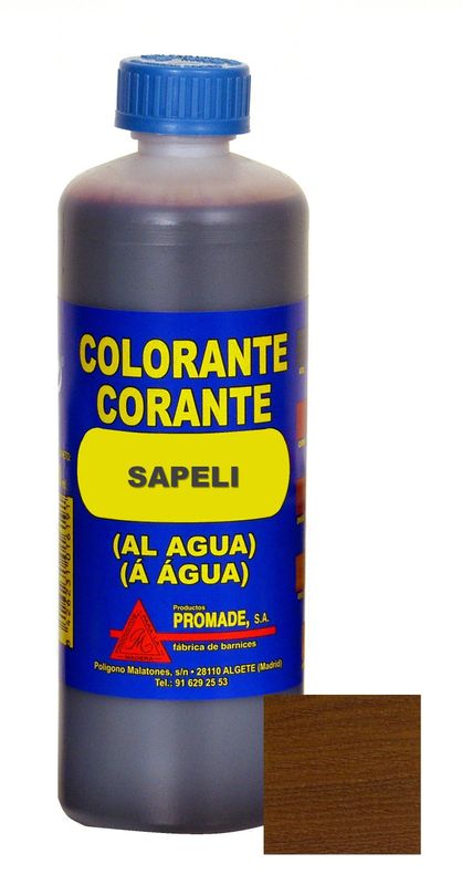 COLORANTE AL AGUA SAPELI 500 ML