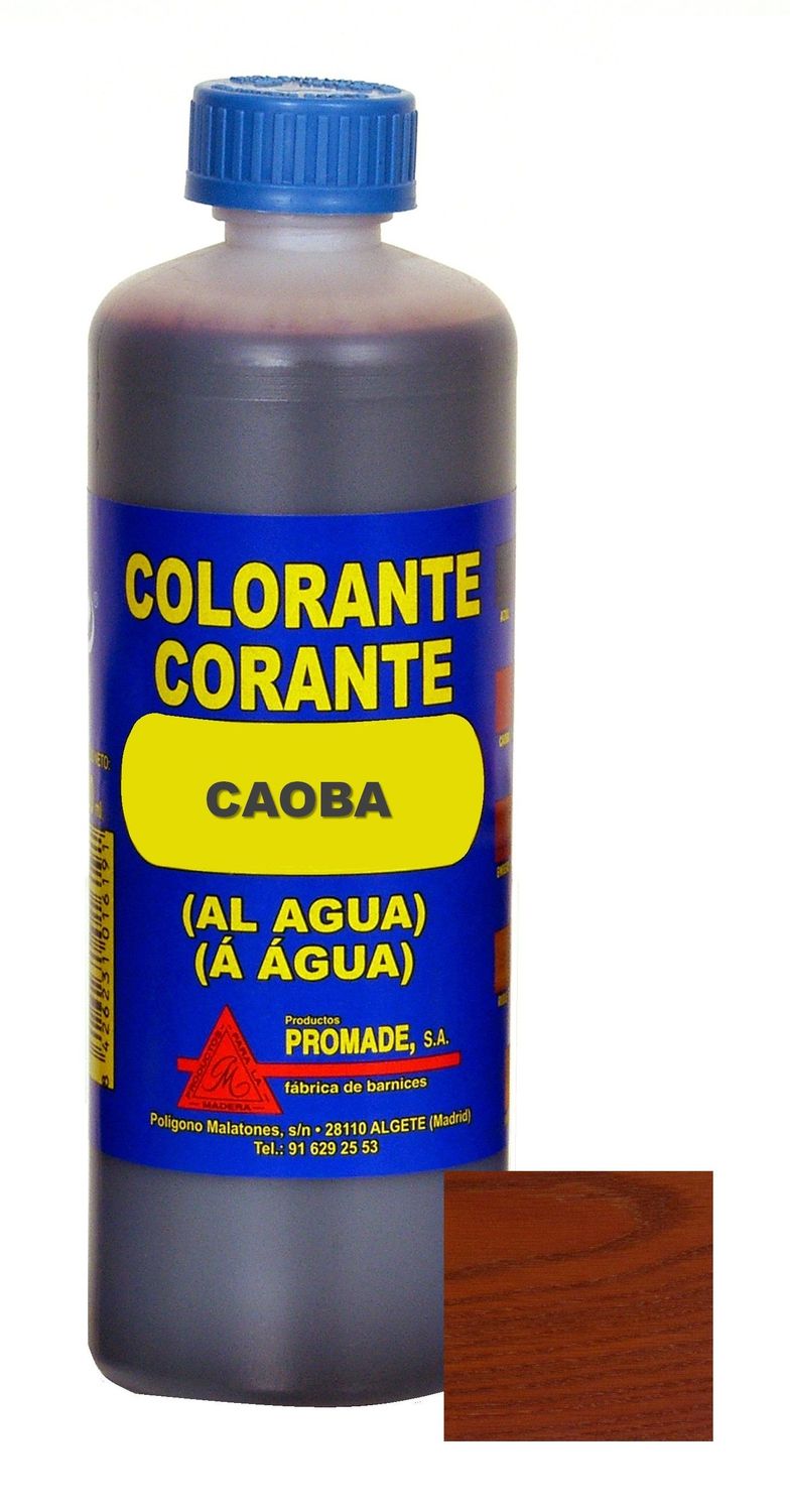 COLORANTE AL AGUA CAOBA 500 ML