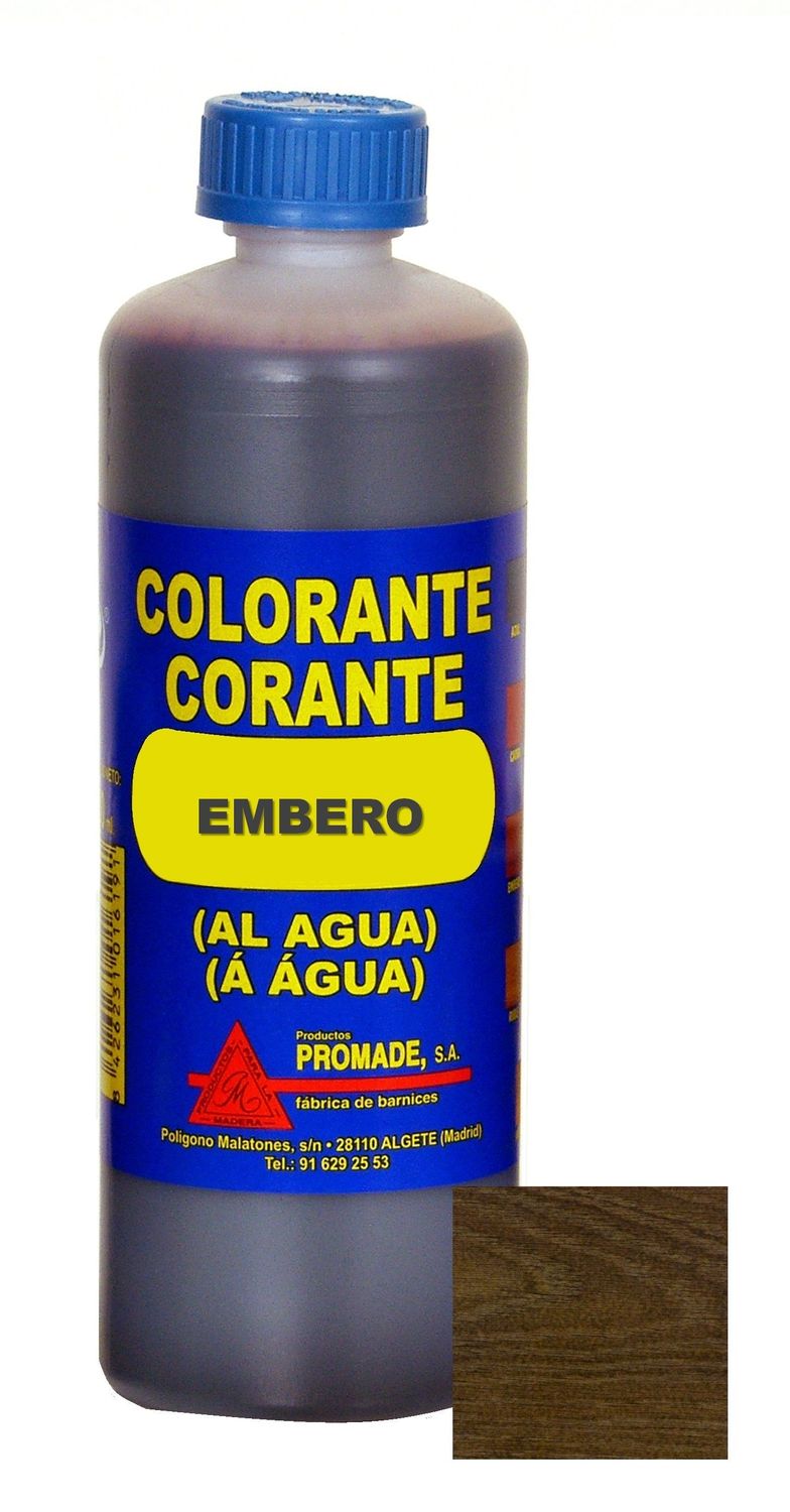 COLORANTE AL AGUA EMBERO 500 ML