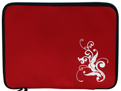 Protector p/ notebook 12&quot; rojo