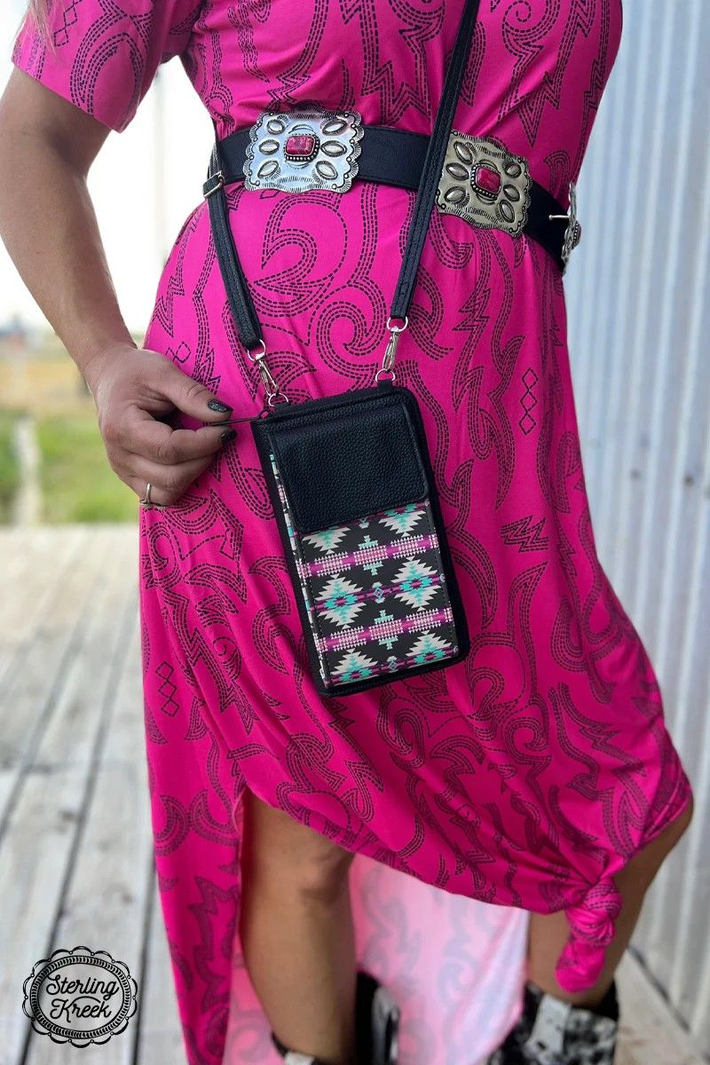 FOREVER AZTEC PHONE WALLET BAG