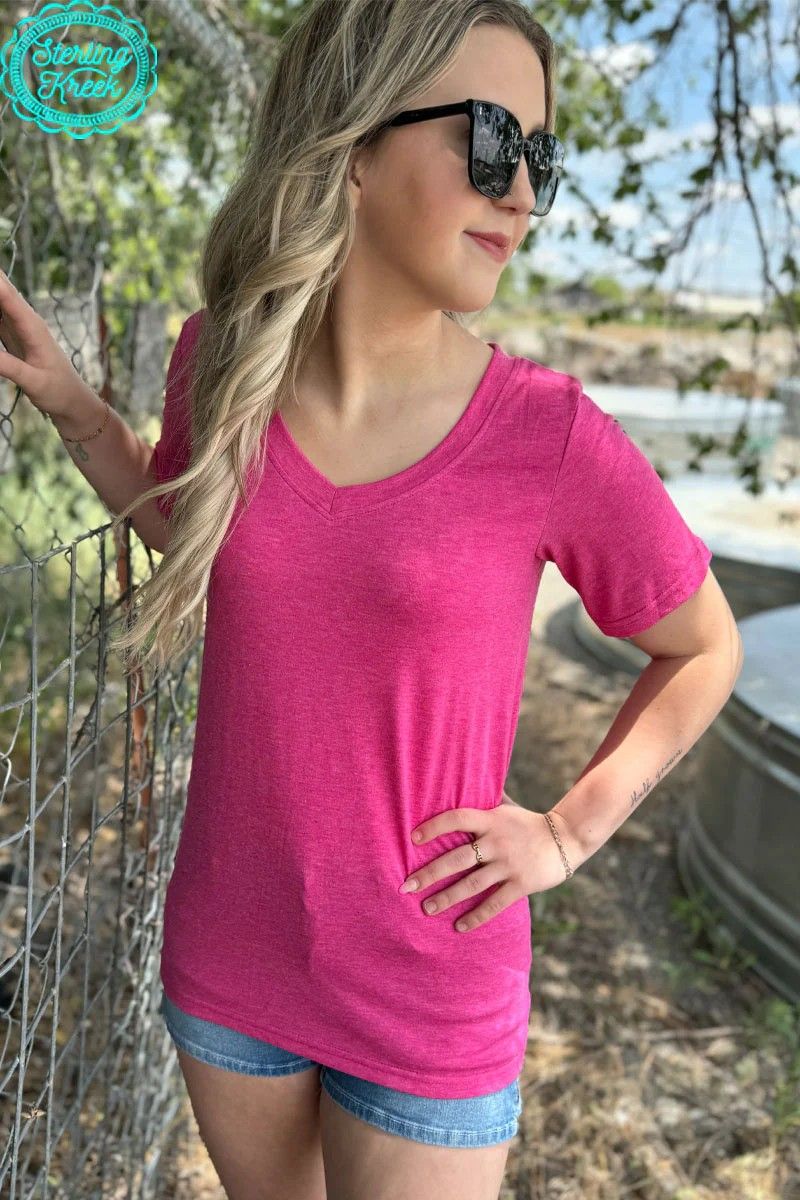 SIMPLE STERLING HEATHERED PINK