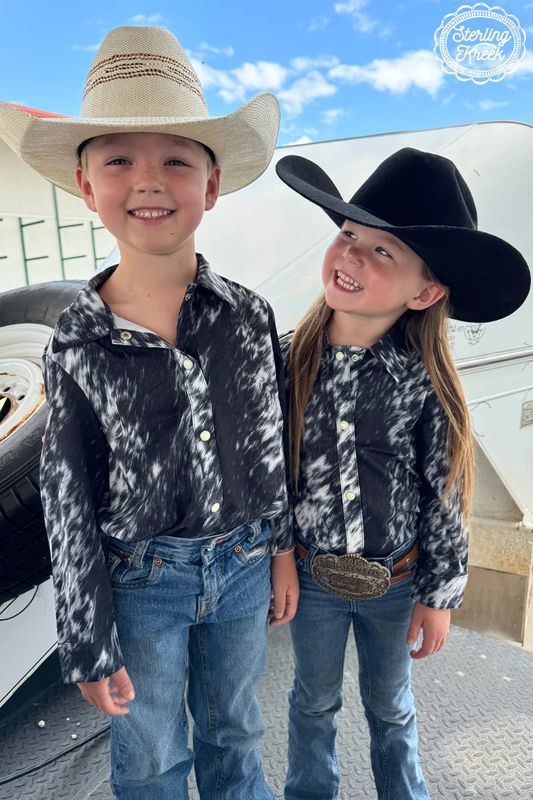 MINI LETS GET WESTERN BUTTON UP