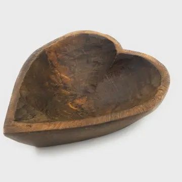 Itty Bitty Wood Heart Bowl